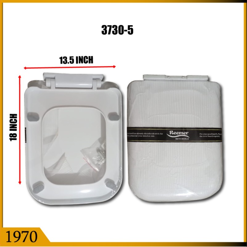 SEAT COVER S/D SQ WHT RMR (1970)